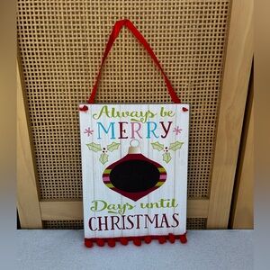 Days Until Christmas Wall Decor